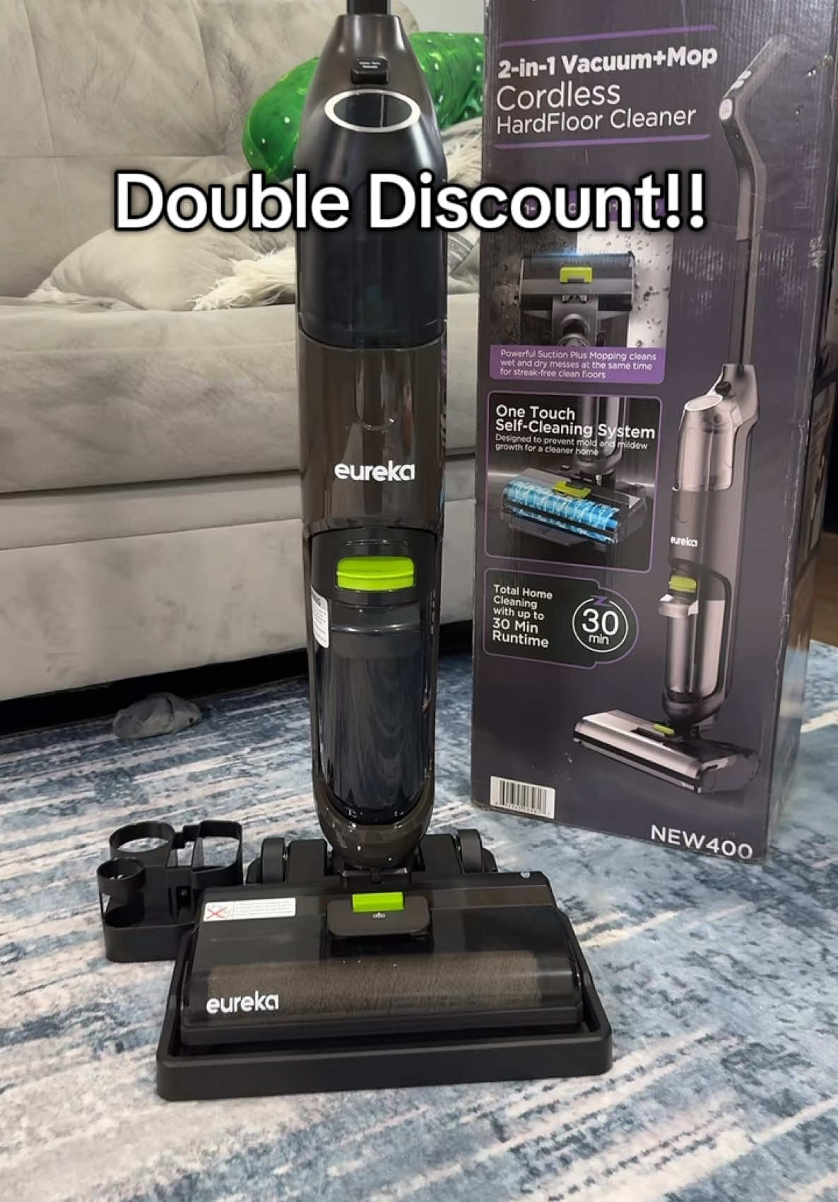 Insane double discount sale right now on the Eureka cordless wet dry vacuum‼️🙌🏻 ##vacuum##vacuumcleaner##vac##wetdryvacuumcleaner##mop##CleanTok##clean##cleaning#T#TikTokShopCreatorPickst#tiktokshopt#ttsg#giftguideg#giftideasg#giftsforherg#giftsforhimm#musthavest#tiktokshopRestockT#TTSDelightNows#spotlightfindsg#giftideat#tiktokshopmothersday#springtok