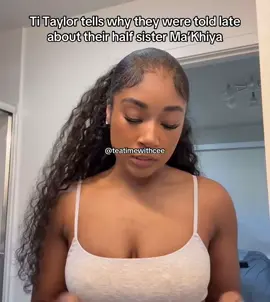 Ti Taylor explains why her parents waited to tell them about their dads affair & other child. #fyp #teatimewithce #taylorgirlz #dayshataylor #affair #poppataylor #titaylor 