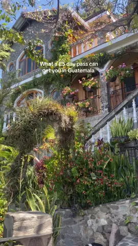 the prettiest hotel in Lake Atitlan   #lakeatitlan #guatemala #travel #fyp #traveltiktok 