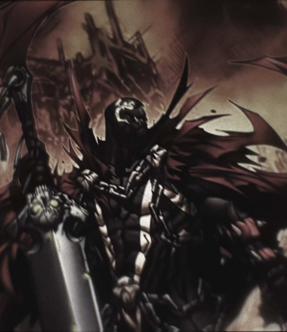 MASK.. COPY #spawn #spawnedit #symbiote #venom #comic #marvel #spidermanedit #edit #fyp