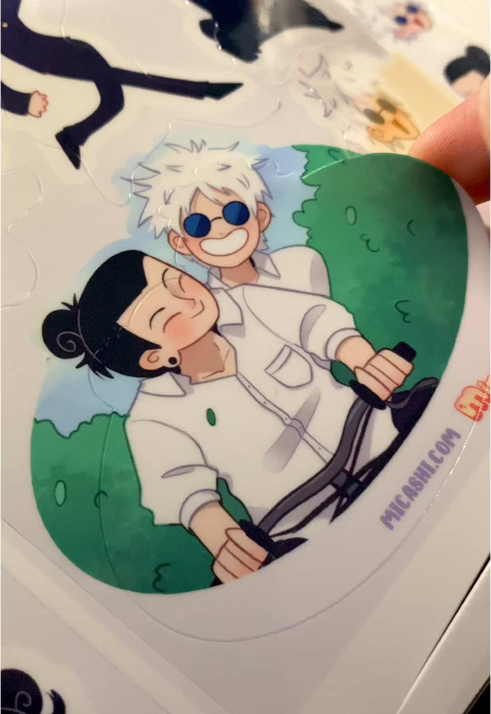 Old but still good! I still have JJK stickers available in my shop! :3💖  #jujutsu #jujutsukaisen #jjk #jujutsukaisenfan #stickers 