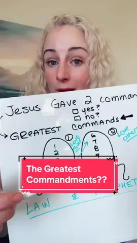 Replying to @darrengarvie75 #greenscreen What IS the greatest commandment!!? Did Jesus only give us 2 commands? Lets explore the Ten Commandments, the Shema, the Greatest Command and all the connected Law and prophets! What did Yeshua really teach?  #spiritualtiktok #yeshua #jesuswords #biblestudy #christian #biblelearning #biblewisdom #walkingwithjesus #gospels 