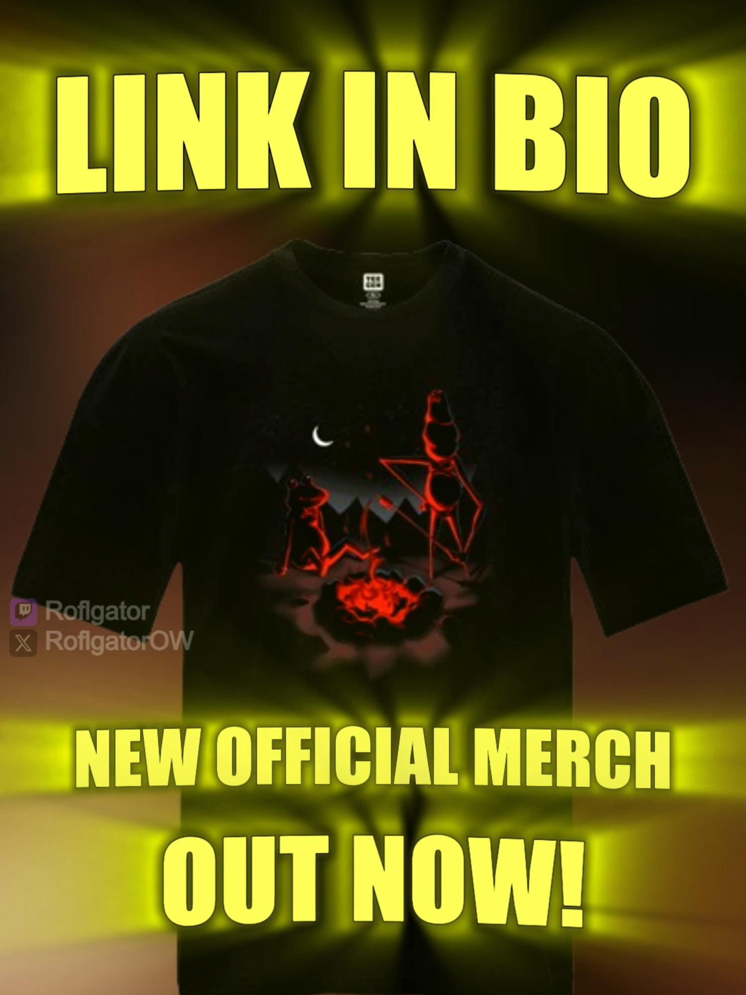 New Robert and Marcus T-shirt is out now! Link is bio! A lot of you have been asking for it and I'm happy to announce it's finally here! We have a new shirt along with even more stream related merch you don't wanna miss out on, please go check it out and thank you for the support #roflgator #vrchat #vrchatmemes #funnymemes #marcus