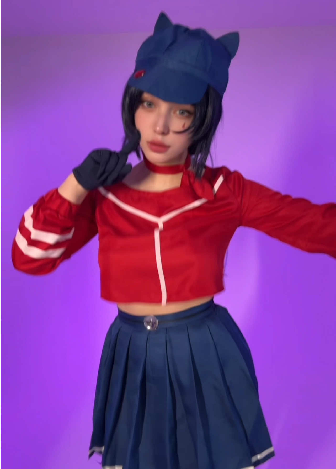 Mita and Cappie 🤭 #cosplay #fyp #cosplaygirl #GamerGirl #miside #misidecosplay #mita #mitacosplay #cappie 