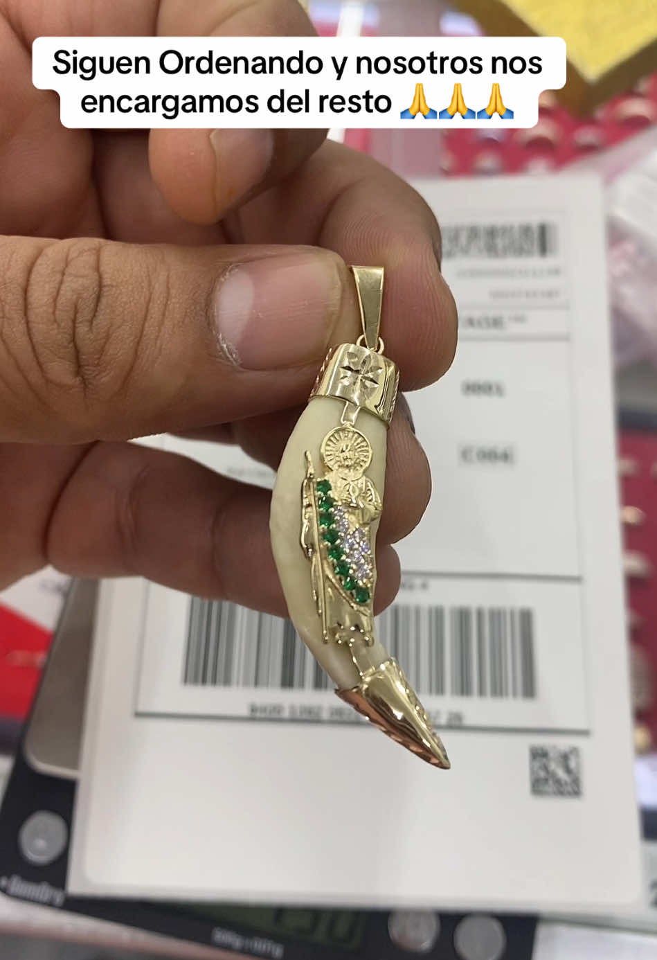 San Judas Pendant #sanjudas #pendant #oro #14k #mexico #tiktok #tiktokshop  