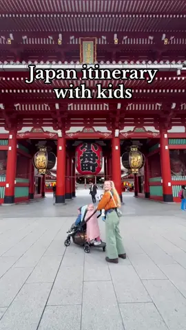 I have our whole itinerary up in my profile! 💕 #japanwithkids #visitjapan #travelfamily #momlife #travelingwithkids 