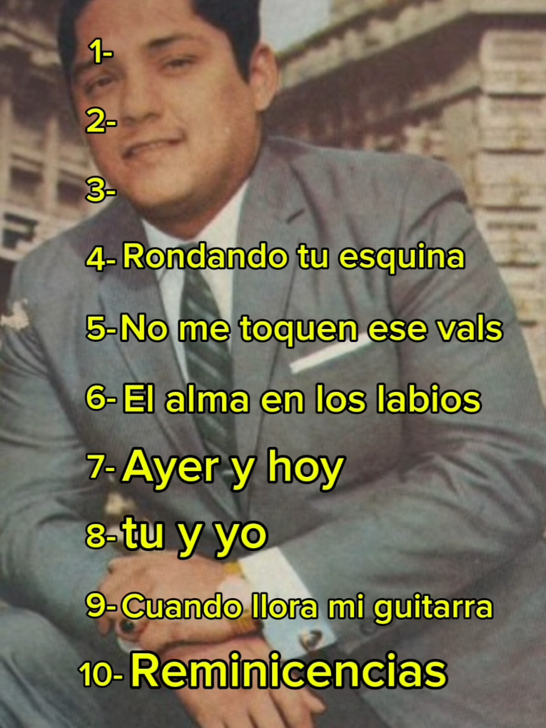 #top10 canciones mas bonitas de #juliojaramillo #musicaecuatoriana #nostalgia #retro #parati #fyp #clasico #clasico #top 