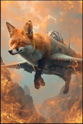 RAPOSON AVIONE  #brainrot #fox 