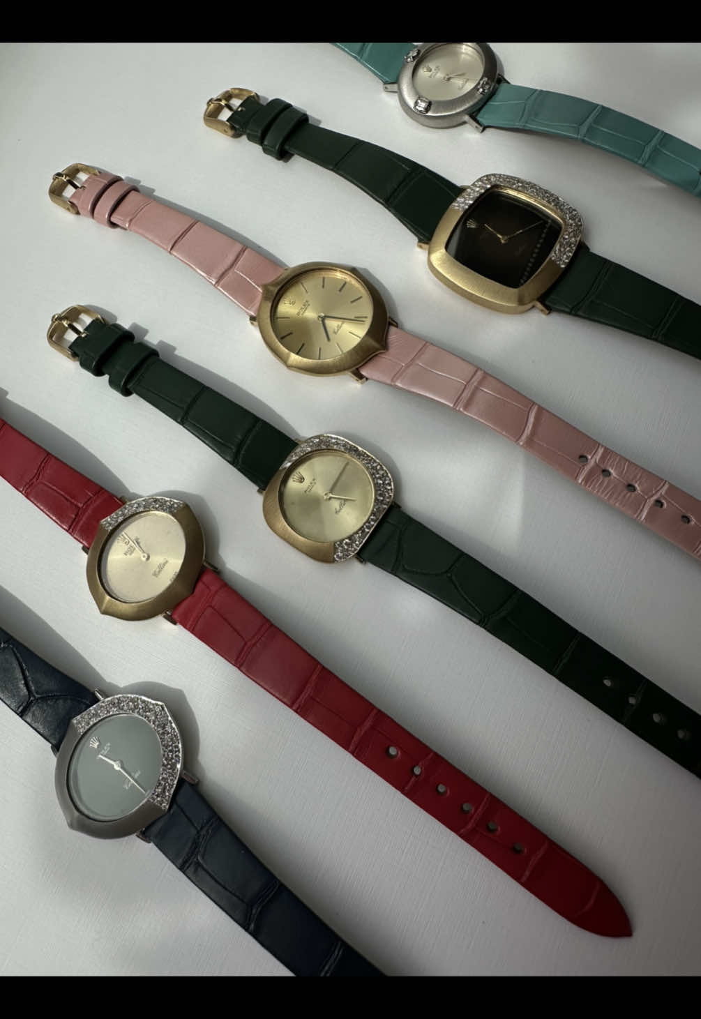 You asked. We delivered. Vintage Watch Drop 2 is here — reworked, restored, and ready to wear. #finejewelry #diamonds #diamondjewelry #JewelryTok #braceletstacks #VintageWatch #WatchTok #LuxuryStyle #JadeTrau #RestoredWatches #CapsuleDrop #WatchCollectors 