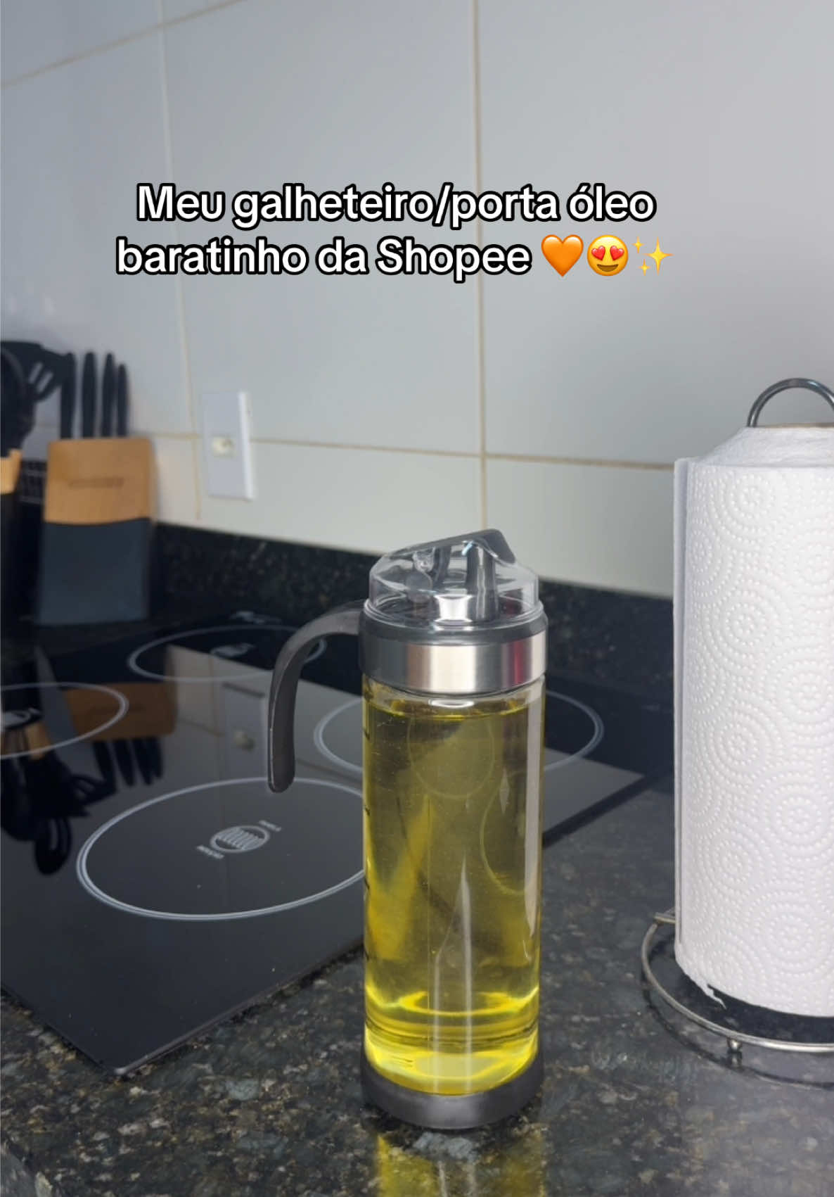 Galheteiro baratinho da Shopee 🧡🧡😍#galheteiro #shopee #achadinhos #achadinhosdashopee #homedecor #cozinha 