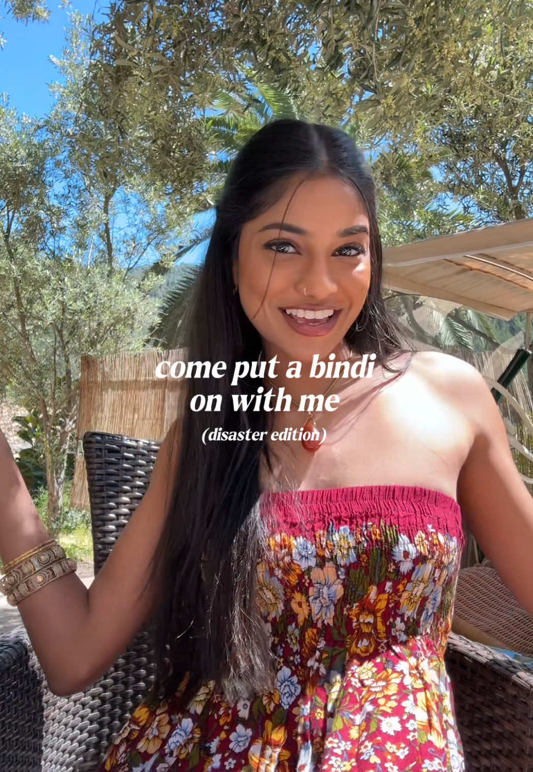 nothing could’ve prepared me for how chaotic this was going to get  #bindi #pottu #grwm #getreadywithme #chatty #shini  #makeup #skincare #haircare @L'Oréal Paris UK 