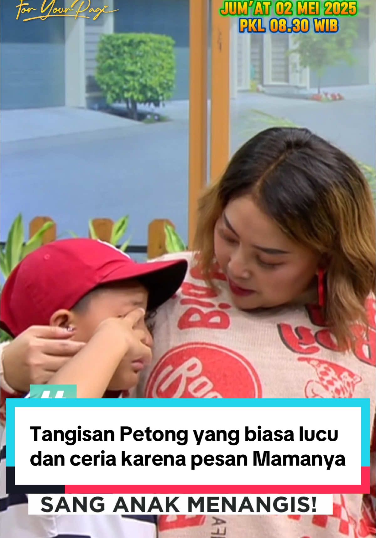 Jadi ikutan mewek juga nih gara-gara petong anaknya mpok Alpa 😭 Cerita selengkapnya di FOR YOUR PAGI hari ini Jum’at 02 Mei 2025 Pkl 08.30 WIB di TRANS7! #foryourpagi #foryourpagihariini #fyphariini #fyptrans7 #mpokalpa 