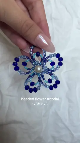 i love making these beaded flowers for summer