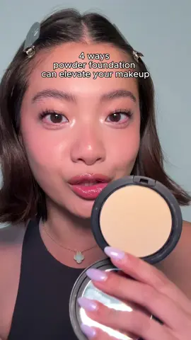 Here are 4 ways I like to use powder foundation as more than just foundation! These tips can really help elevate your makeup — using the @maccosmetics Studio Fix Powder Plus Foundation in shade NC15 & NC13 #AD #MACStudioFix   #MACCrew 
