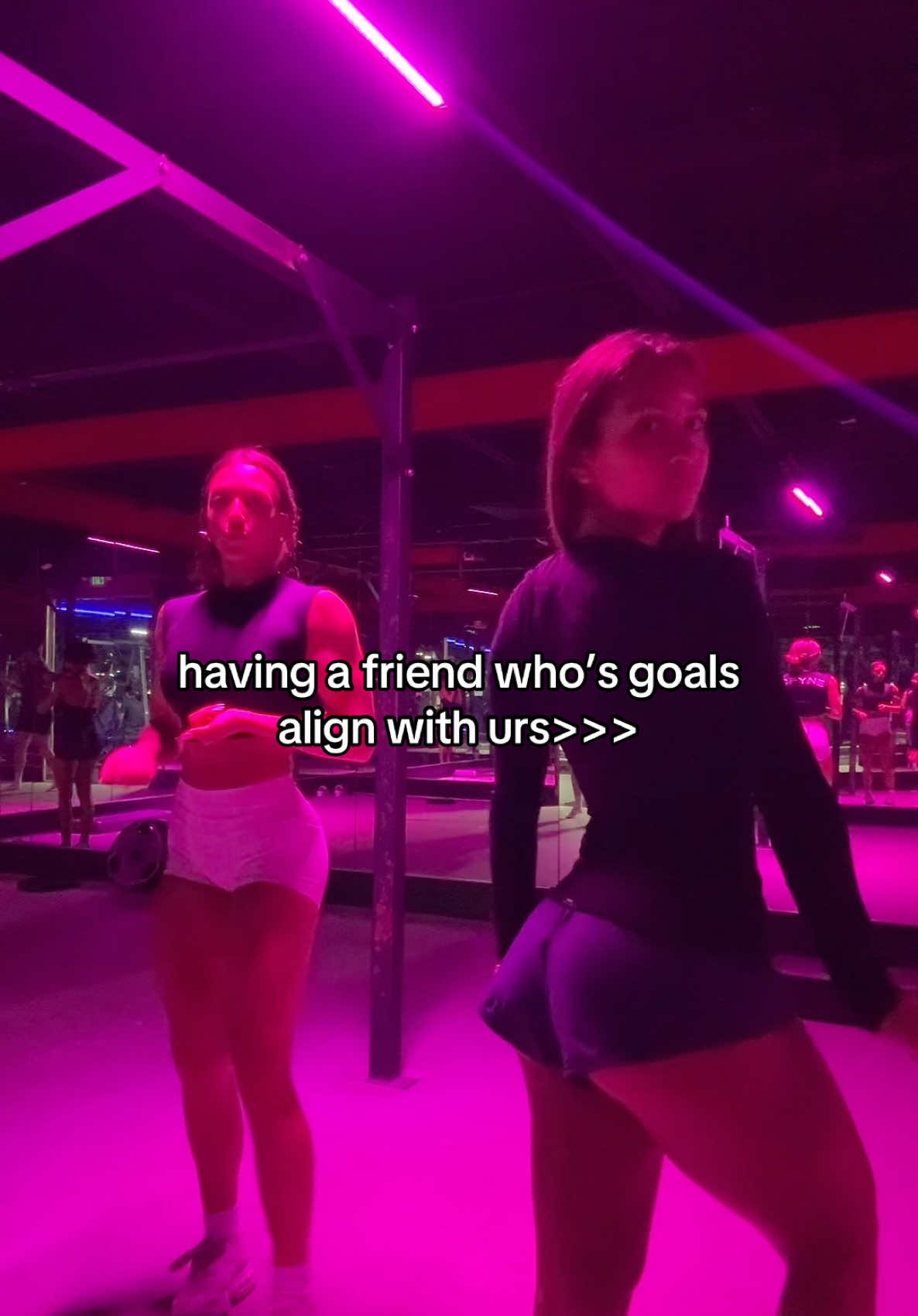 best thing ever @Landry_Lou @DFYNE (dc:GAINSWTHEGIRLS) #GymTok #gym #bestie #gymmotivation #gymgirl #real #relatable #workout #viral #trending #true #bsf #college 