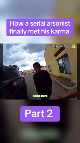 Part 2 How a serial arsonist finally met his karma #police #cop #policeofficer #copsoftiktok #bodycam #fyp #tiktok #fire #arson 