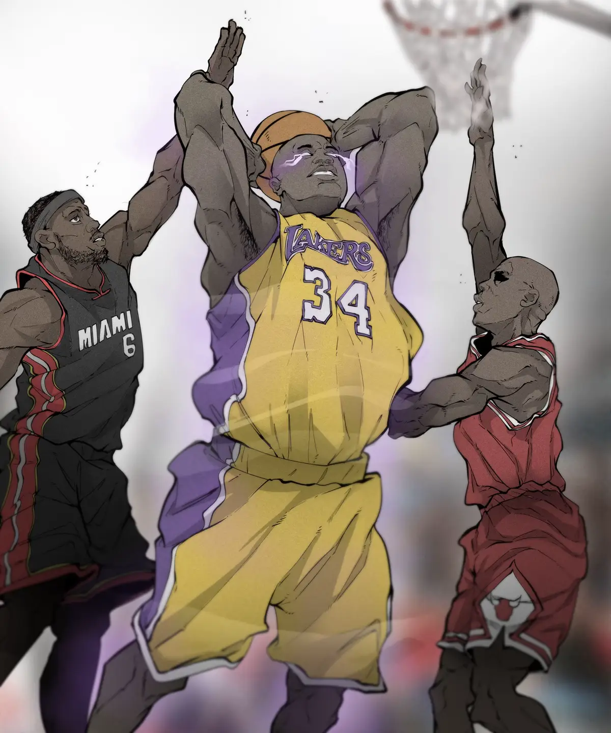 #NBA #kurokonobasket #fanart #shaq 