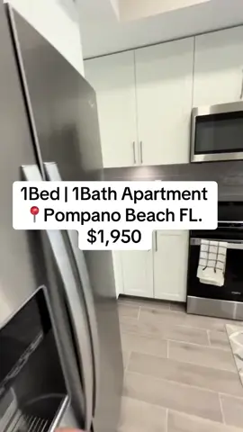 #creatorsearchinsights  Luxury living in Pompano Beach! 🏝️ Stunning 1Bed, 1Bath apartment🤩 What’s your favorite feature?  Comment below if you could see yourself living here. FEATURES: Light floors Sleek white cabinets  In unit washer and dryer  Unique barn doors  Private balcony  ✨ CONTACT: Agent Email:  lewismorgan0348@gmail.com📧 Company WhatsApp/Phone:‪+1 (510) 368‑3855‬ 📱 #creatorsearchinsights#apartmentliving#foryoupage 