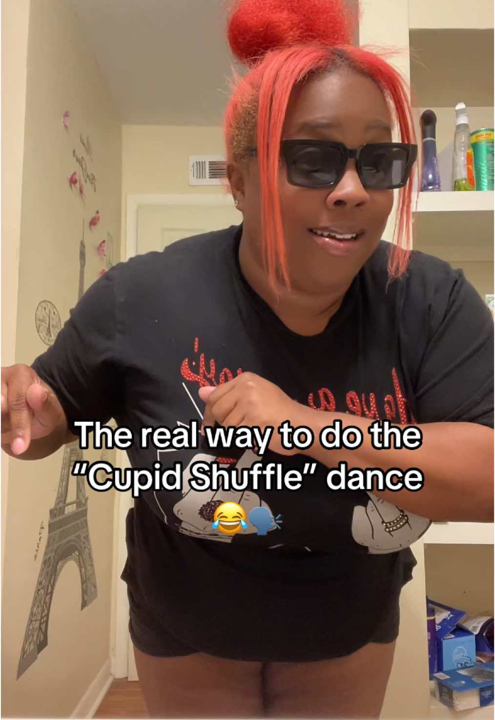 Another one? yall they making me mad 😂😂😂 like what is happening.. Who else feel like this ? #fyp #fypシ #cupidshuffle #wobblechallenge #cupidshufflechallenge #linedance #linedancersoftiktok 