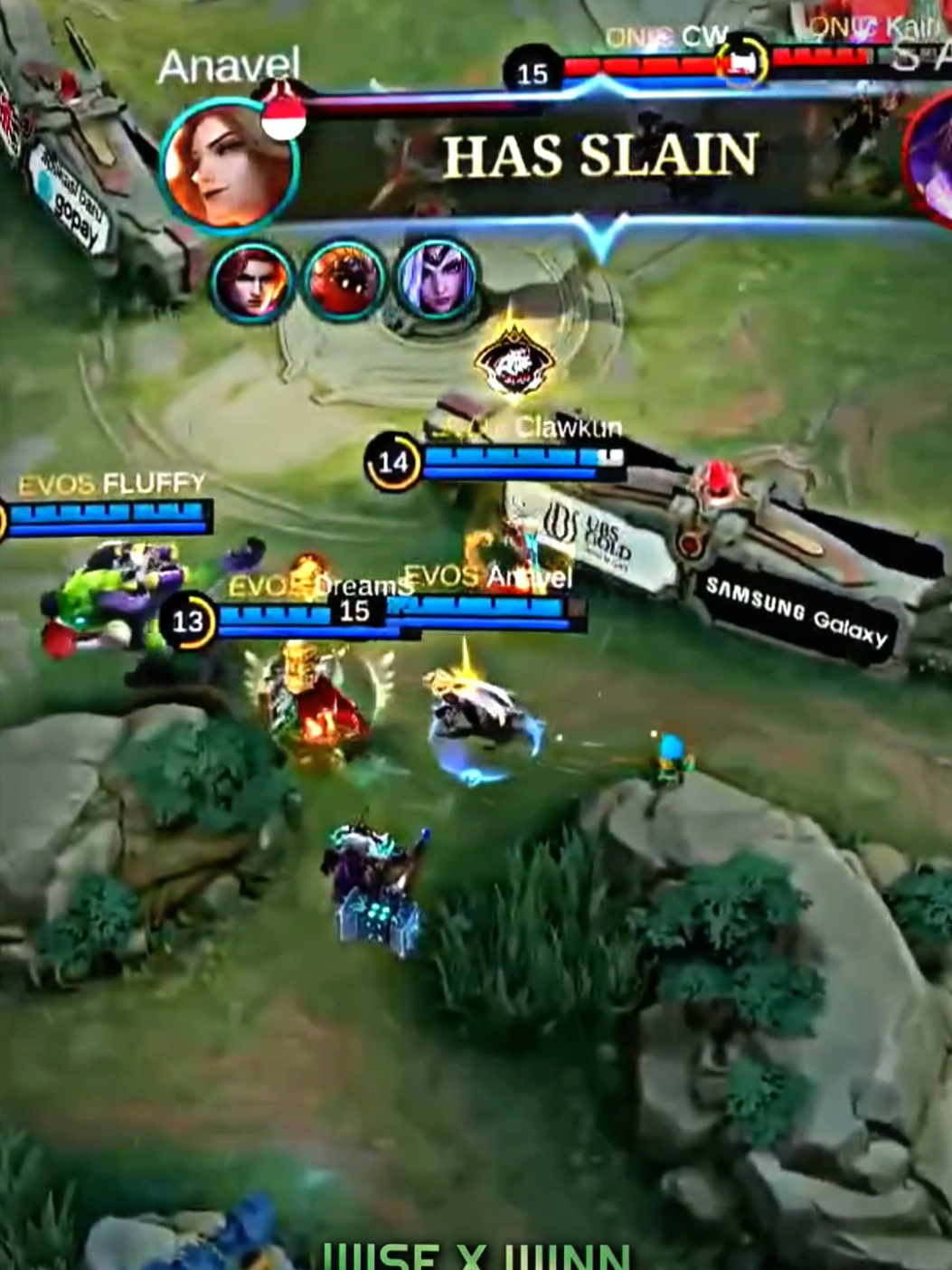 LANCELOT GOD 🥶🔥 #anavel #evos #mplindonesia #mlbb #MLBBxNARUTO 