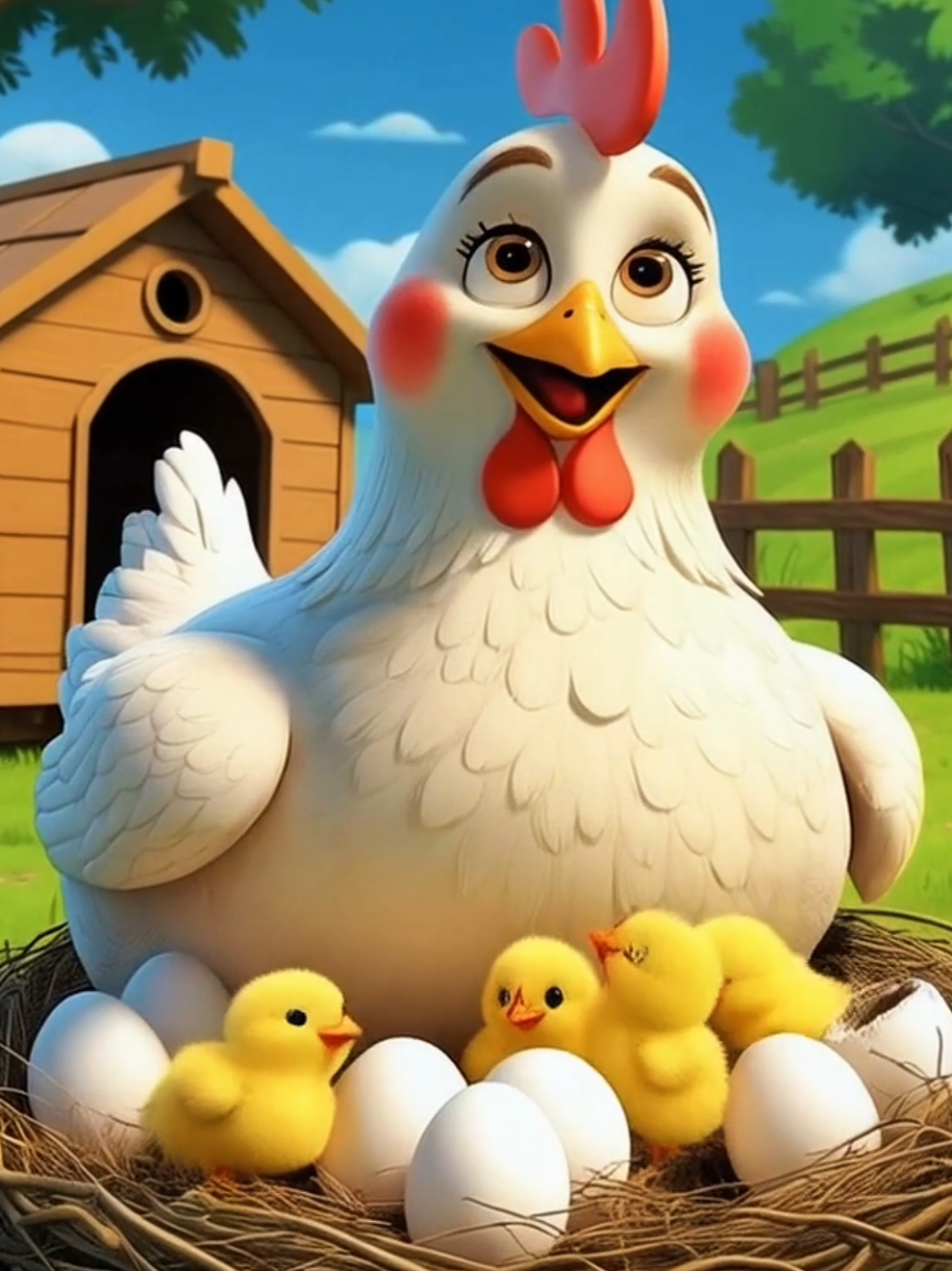 দুর্ভাগ্য মুরগি 🐔 ও তার বাচ্চা । Unlucky hen 🐔 and her chicks ।  AI STORY । AI shorts । cartoon । AI । AI cartoon । short ।GENERAL AI । AI GENERAL ।  #cartoon  #aicartoon  #ai  #aistory  #shorts  #aishorts  #generalai  #trending  #trendingshorts  #foryou  #shortvideo  #farmer  #vairalshort  #vairal  #foryou  #tiktok 