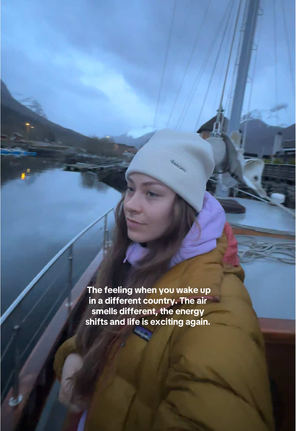 First time in Europe! Got to spend it on a sail boat⛵️ #travel #adventure #norway #sailing #travelnorway #nomad 
