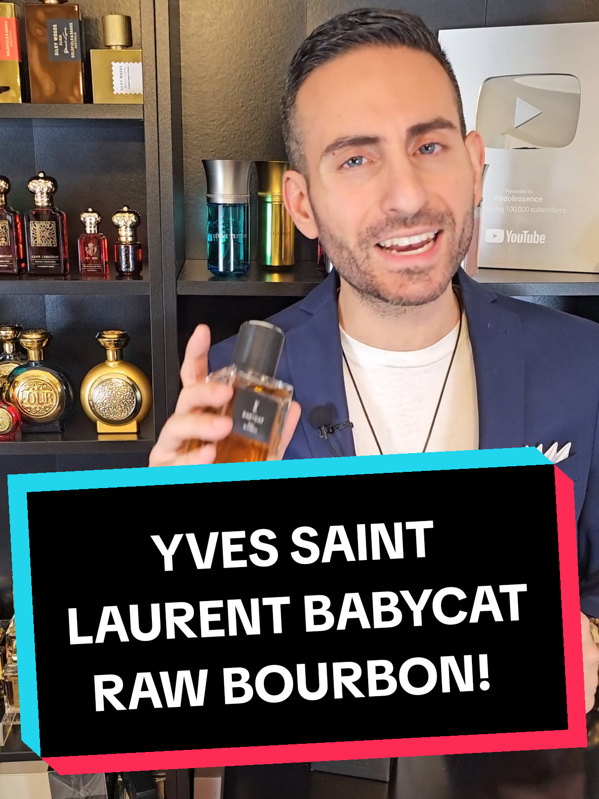 Yves Saint Laurent Babycat Raw Bourbon perfume review! #redolessence #perfumetiktok #perfume #fragrance #fragrancetiktok 