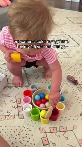 If we’ve played it once we’ve played 1000 since we got this 😂😍 this was the first time we ever played and I thought I was going to have to teach her but she instantly knew. So cute!! 🥹 #toddler #toddlertoy #toddleractivitiesathome #toddleractivities #colorrecognition #tiktokshopfinds #toysfortoddlers 