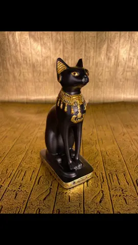 A timeless symbol of mystery and grace — the pharaonic cat statue, echoing the majesty of ancient Egypt. #PharaonicCat #EgyptianMythology #AncientEgypt #MysticVibes #CatStatue #RoyalElegance #TimelessArt #SpiritualSymbol #EgyptianHeritage #LuxuryDecor
