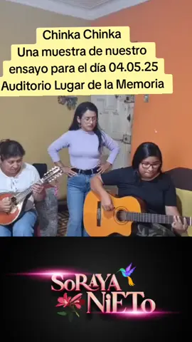 Con este hermoso tema Chinka Chinka, de la inspiración de la maestra Tula Cajigas, quiero rendirle homenaje a toda las manos que construyen, que siembran, que crean y que luchan día a día con esfuerzo y dignidad. Nuestro previo ensayo para el concierto del día  4 de mayo, en LUM  #paratiiiiiiiiiiiiiiiiiiiiiiiiiiiiiii #MusicaAndinaPeruana #QuechuaHablante #Ayacucho #puno #arequipaperu #juninperu @Lucia Rebaza #LUM 