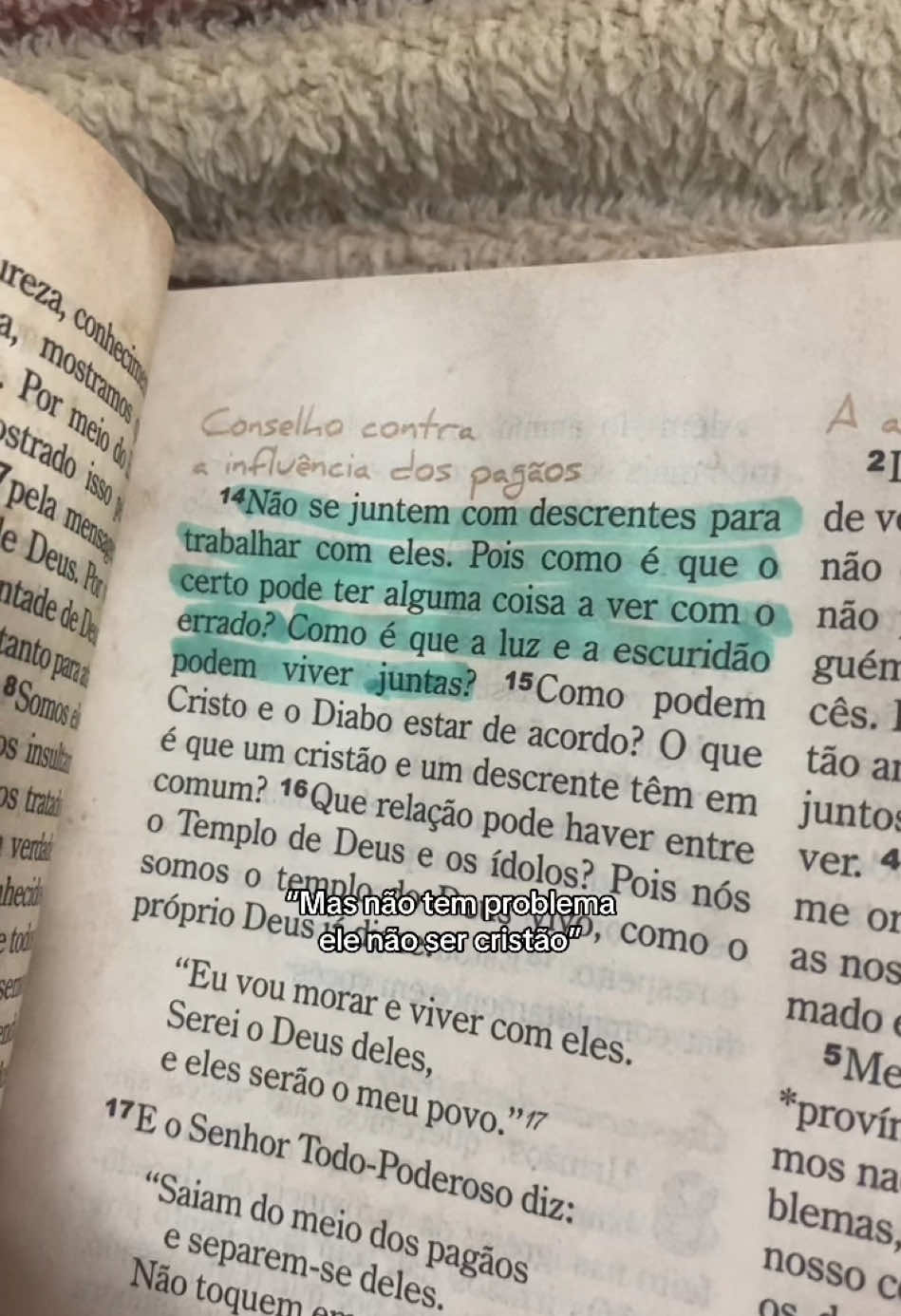 Ignorem meu cabeloKKK #foryou #jovenscristaos #relacionamentocristao #jugodesigual #jesus #viral