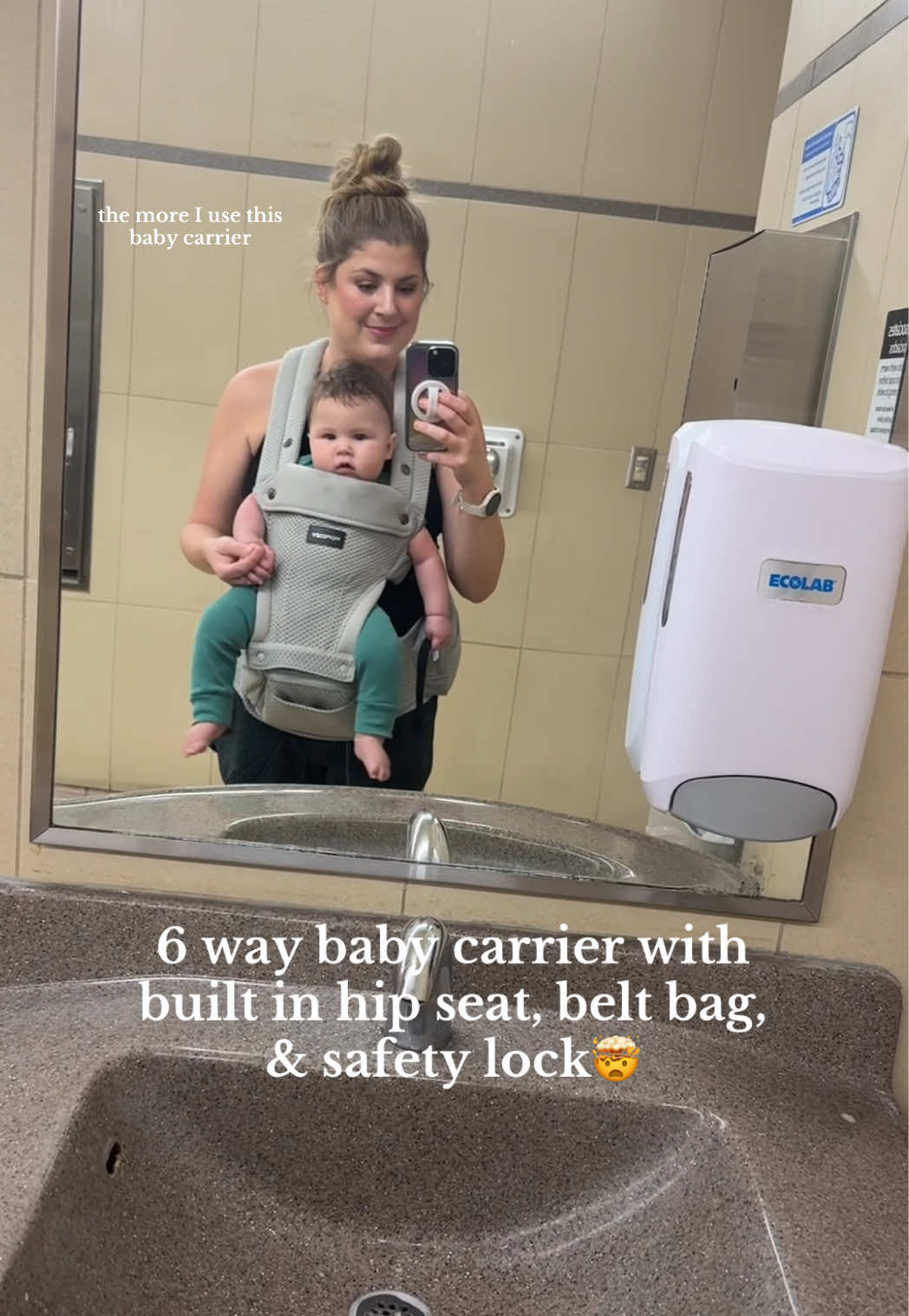 Moms of chubby babies— this is a must! This carrier from @momcozy is so comfortable.  The built in hip seat allows you to wear your baby SIX ways and relieves so much pressure off your back.🙌🏼 It is easy to put on by yourself and easy to change into a hip carrier. It has built in storage and an air mesh design. It is ergonomically safe for your baby!  #momcozy #babycarrier #babywearing #babyregistry #babymusthaves 