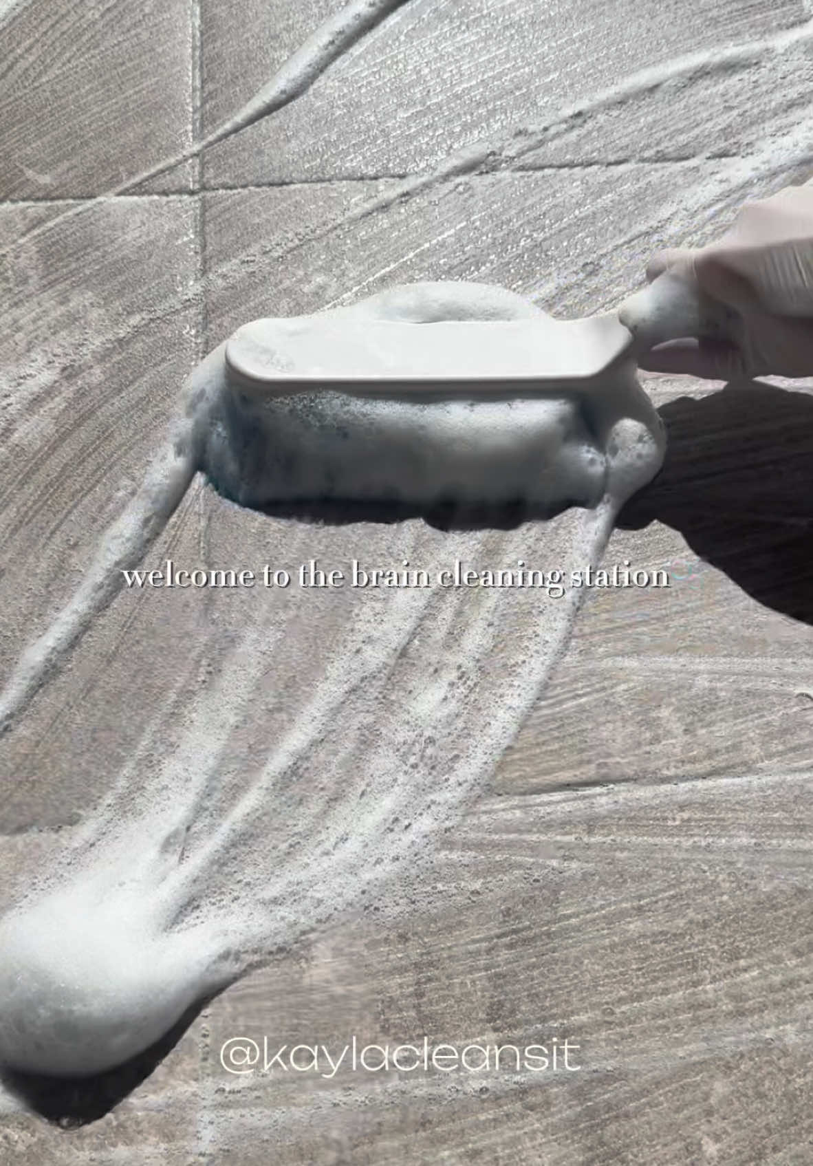 Floor scrub collab with one of my fave girlies @Emili | ASMR Cleaning & Home | 💕 We chose orange fab, Ajax powder and palm Oxy dish soap🧡 This combo was so fresh!  Go check out Emili’s video and follow her for the BEST content🥰 #CleanTok #cleaning #asmr #cleaningtiktok #asmrsounds 