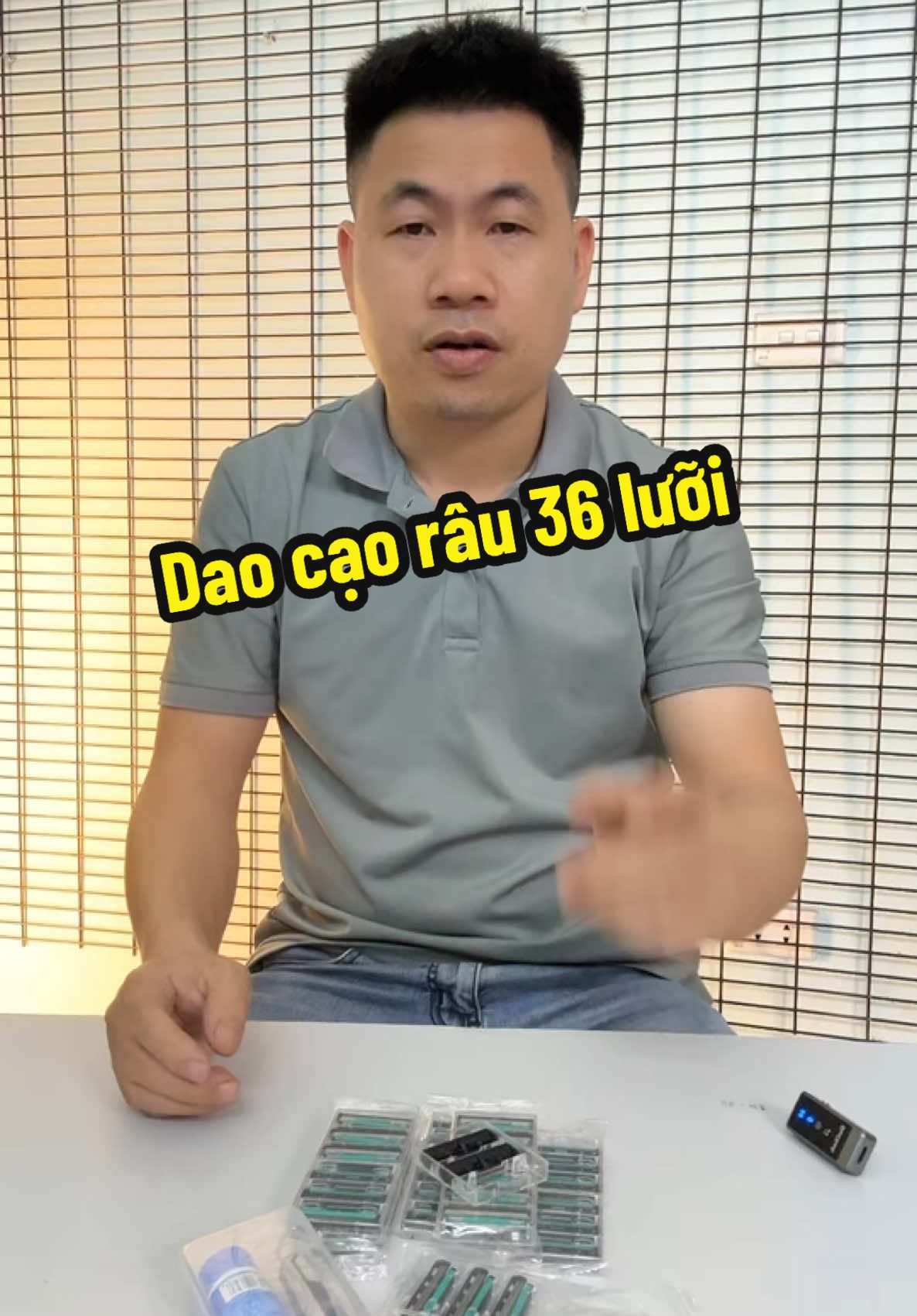 Dao cạo râu 36 lưỡi #daocaorau #daocaorau36luoi #nhacuadoisong #giadungtienich #nguyencongduong99 