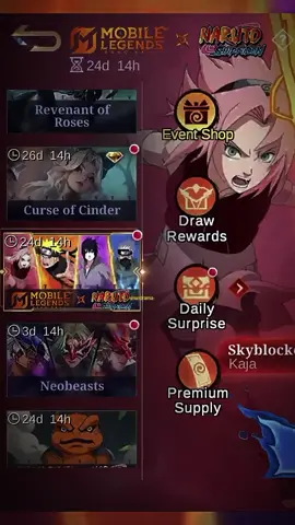 modal wdp doang bisa dapet skin baru naruto geiss #MLBBxNARUTO 