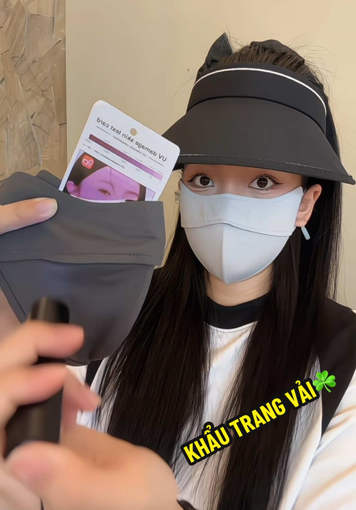 Khẩu trang vải chuyên chống UV UPPER YOU #khautrang #khautrangchongtiauv #khautrangchongnang 