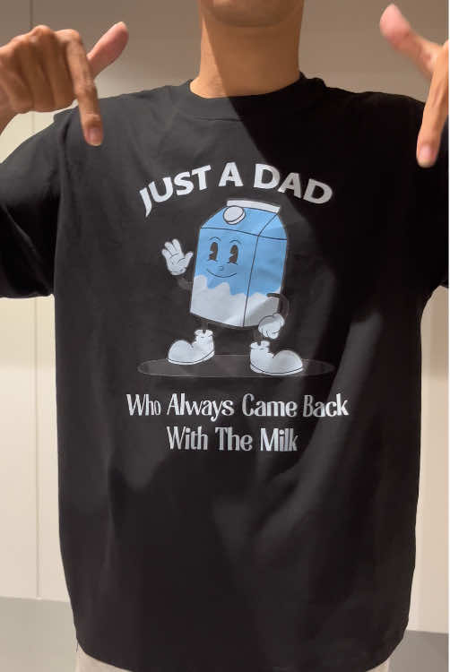 I’ve never bought something so fast like that shirt 😍 Just a Dad who always came back with the milk shirt ☺️ #dad #father #fatherhood #dadsoftiktok #daddy #dadlife #FathersDay #fatherlylove #dadbirthday #fathersdayshirts #justadadwhoalwayscamebackwiththemilk #dadjokes #racoon #racoonsoftiktok #racoonlife #funny #funnyshirts #dadfunny #happyfathersday #milkrun #ialwayscomeback #tshirt #humordad #bestdad #vintage #giftforfather #giftfordad #foryoupage 
