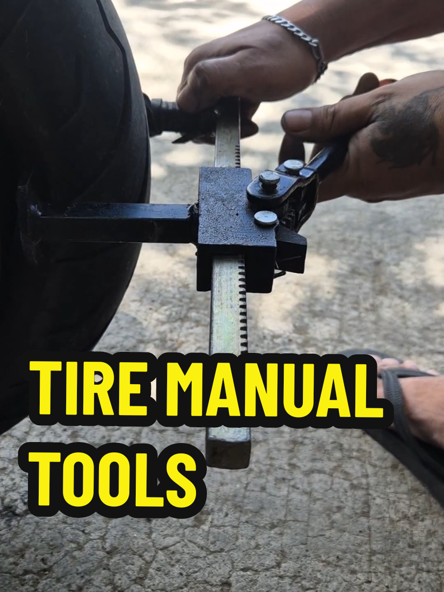Effective tools nitong Tire Manual Press for Emergency  #tiretools #tiremanualpress #tools #vulcanizingtools #emergencytools #bossdrew 