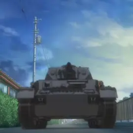 budal ning sekolah numpak tank🤪 #girlsundpanzer #meme #jawa 