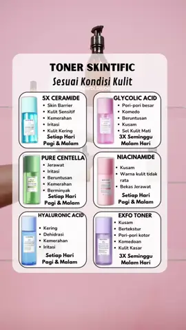 Toner Skintific All Series Sesuai Kondisi Kulit #skincare #skincareroutine #skincaretips #skincareremaja #skincareanaksekolah #skincarepelajar #skincarerutin #skincarepemula #tipsskincare #tipsskincareroutine #tipsskincarepemula #tipsskincareremaja #infoskincare #tonerskintific #skintifictoner #skintific5xceramidetoner #skintificglycolicacid #skintificpurecentella #skintificniacinamide #skintificexfoliatingtoner #skintifichyaluronicacid #cuantanpabatas #wibgajian #promoguncang55 