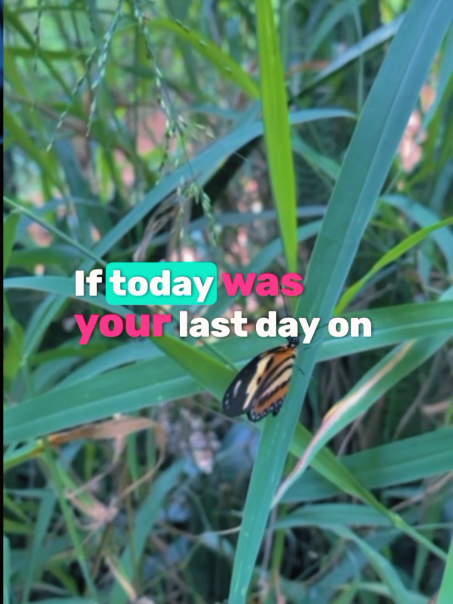 If today was your last day on earth?  .  .  .  .  #tiktok #ai #tiktoknews #tik_tok #fyp #universe #motivation #moto 
