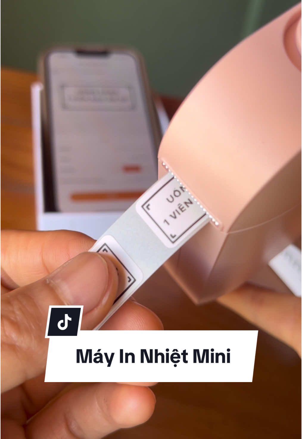 Không ngờ in tem tại nhà lại đơn giản đến vậy! #mayinnhietmini #mayinnhietcamtay #mayinnhiet #huyenlala #review #xuhuong 