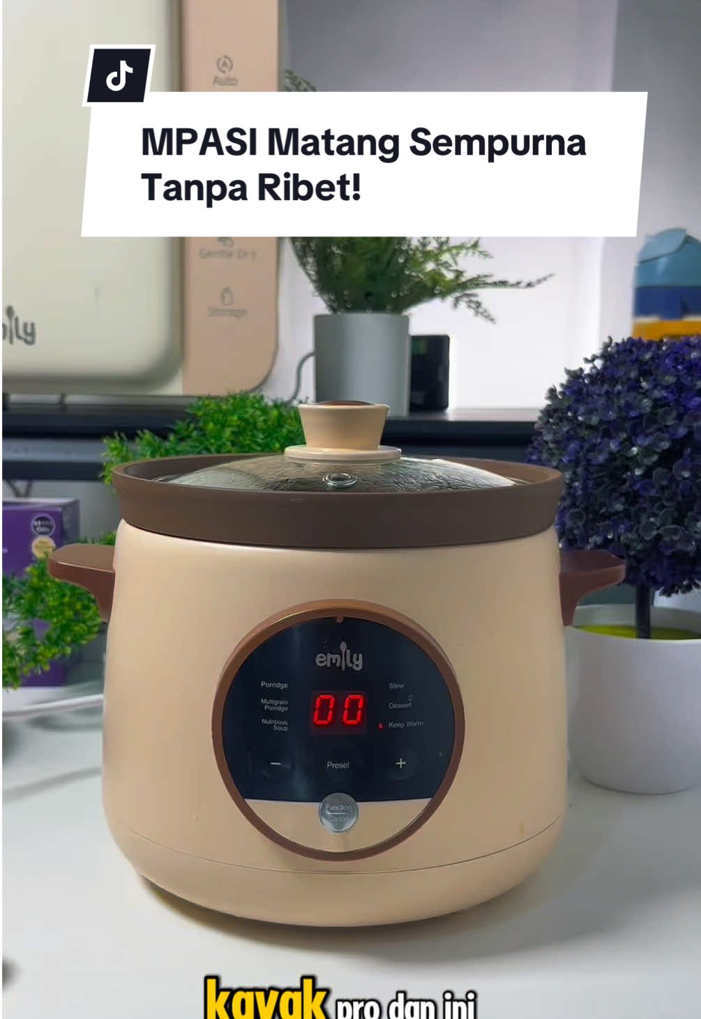 Baru pertama kali bikin MPASI tapi hasilnya bisa semantul ini? Rahasianya pakai Emily Slow Cooker 1.5L! Auto masak sendiri, tinggal pencet tombol, dan hasilnya: matang sempurna, gizi tetap maksimal! Ada 6 fungsi menu, pot dari tanah liat, dan fitur keep warm sampai 8 jam! Wajib punya buat ibu-ibu masa kini—lagi flash sale juga cuma Rp309.000! Yuk borong sebelum kehabisan! #MPASIAnak #SlowCookerEmily #MPASIGampang #MPASIAntiRibet #MasakOtomatis #IbuCerdas #MPASIHomemade #MasakTanpaRibet #AlatMasakAndalan #EmilySlowCooker #ReviewJujur #FYPMPASI