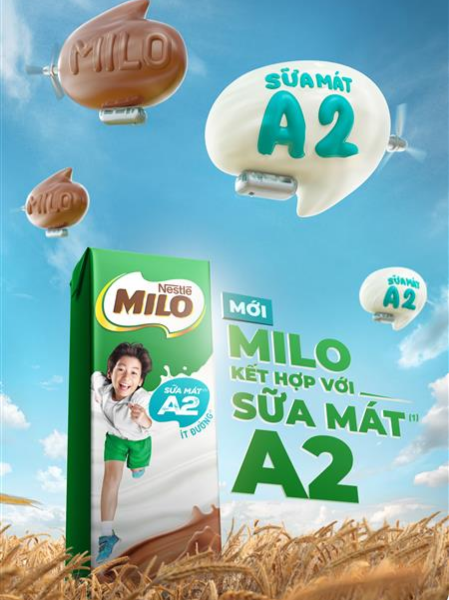 LẦN ĐẦU TIÊN, SỰ KẾT HỢP ĐẦY DINH DƯỠNG GIỮA MILO CÙNG SỮA MÁT A2 ​ Mua cho bé thử ngay mẹ ơi! ​ ​ #MILO #MILOVietNam #MILOSuaMatA2