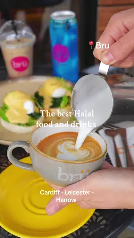 The best halal food in Leicester, Cardiff and Harrow #brunch #gelato #coffee 