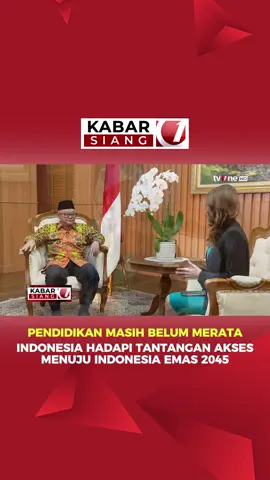 📚 PENDIDIKAN MASIH BELUM MERATA Menuju Indonesia Emas 2045, akses pendidikan jadi tantangan besar! 🎓 Pemerataan layanan pendidikan belum sepenuhnya tercapai. Banyak anak Indonesia belum bisa menyelesaikan sekolah hingga jenjang SMA. Apa penyebabnya? Ekonomi keluarga Akses geografis yang sulit Faktor budaya dan keamanan ✍️ Pemerintah perlu kerja ekstra untuk memastikan semua anak Indonesia mendapat hak belajar yang setara. 📡 Simak terus pembahasan seputar pendidikan Indonesia hanya di tvOne — tajam, dalam, terpercaya. #IndonesiaEmas2045 #PendidikanIndonesia #KabarTvOne #UpdateTvOne #PendidikanMerata #PendidikanUntukSemua