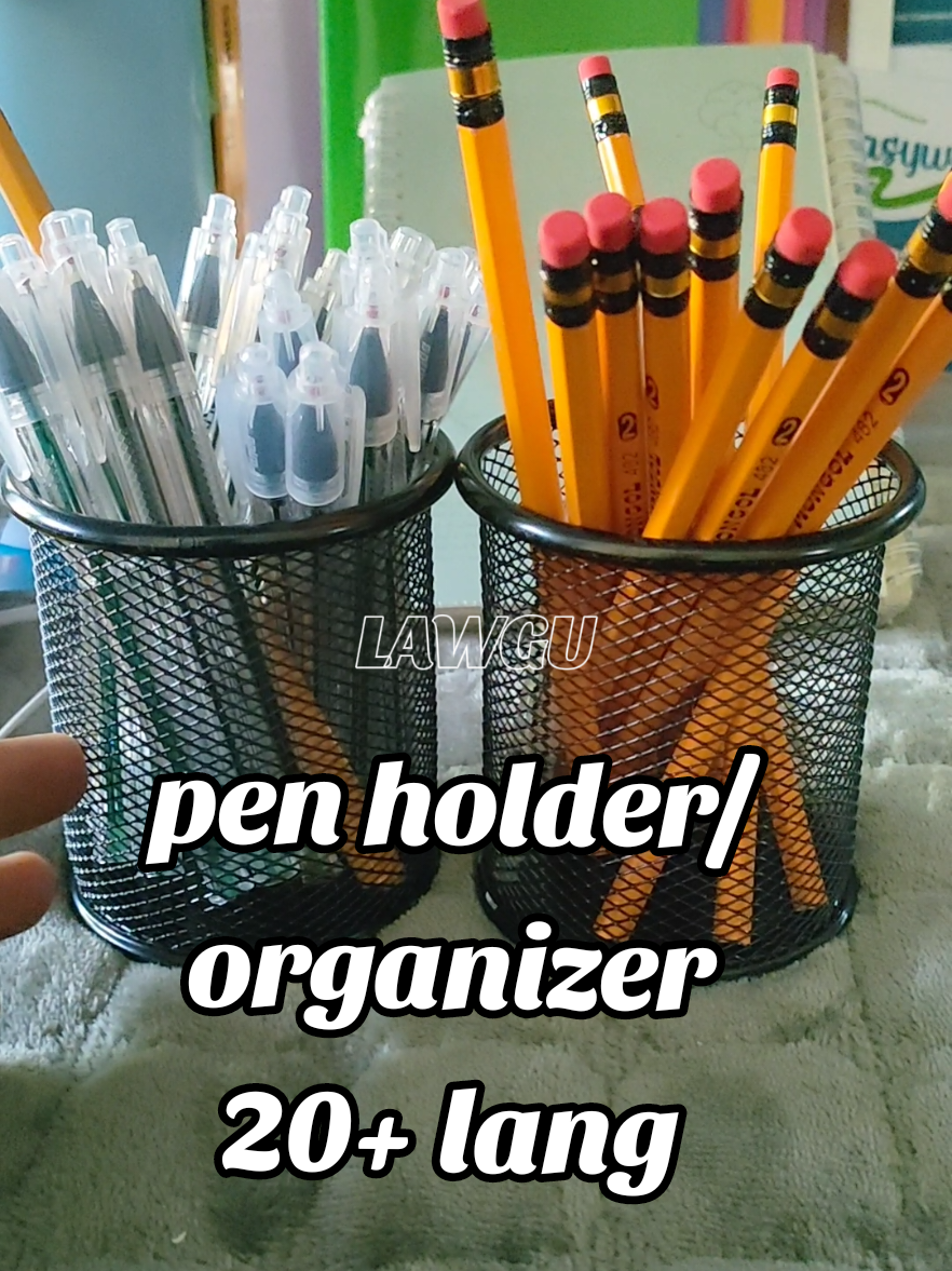maganda talaga sya para di narin nakakalat mga lapis at ballpen sa bahay #lawgu #penholder #penorganizer 