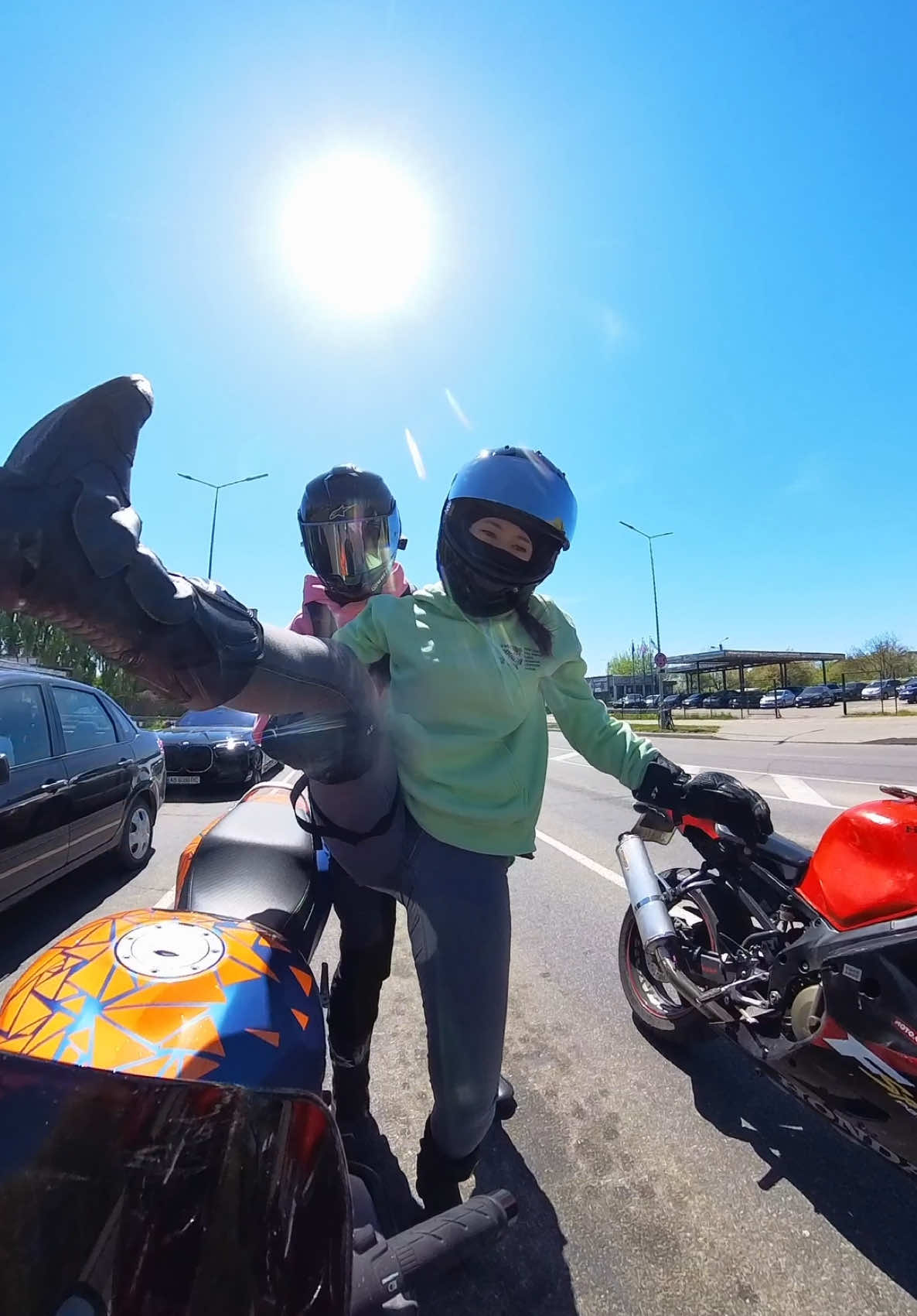 Твая матацікля мая матацікля 🤌🏻 #анітафоксі #anitafoksi #motorcycle #мотоукраїна #moto #honda #cbr600 #motogirl #motorcyclesoftiktok #мотоблог 