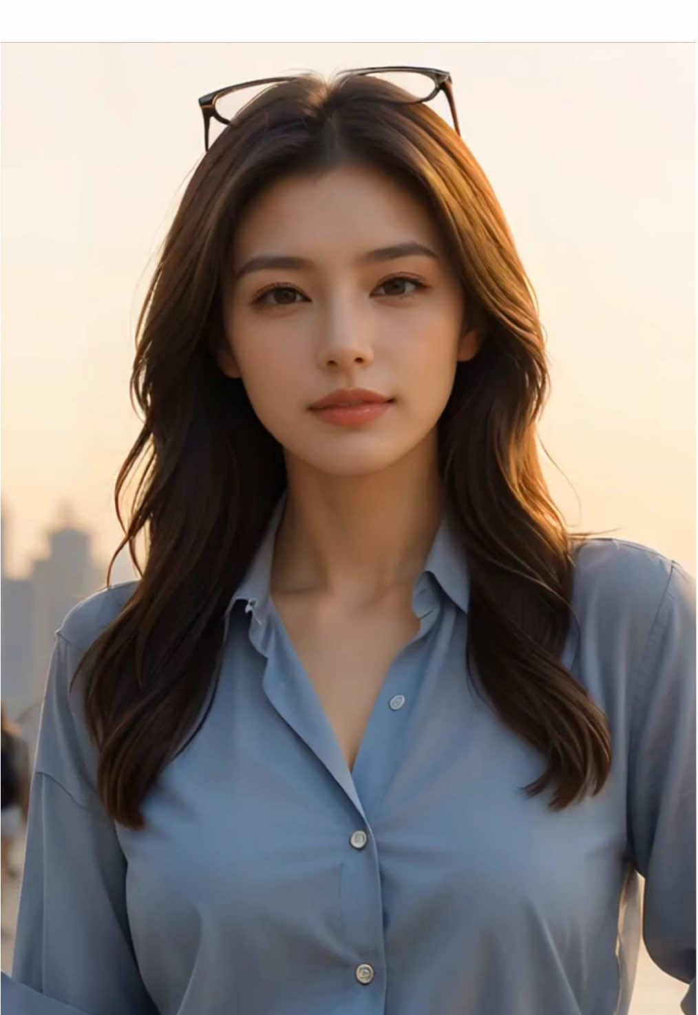 Fashion CEO — A Sunset Marina Stroll #girl #model #aimodel #aivideo #aigrl 