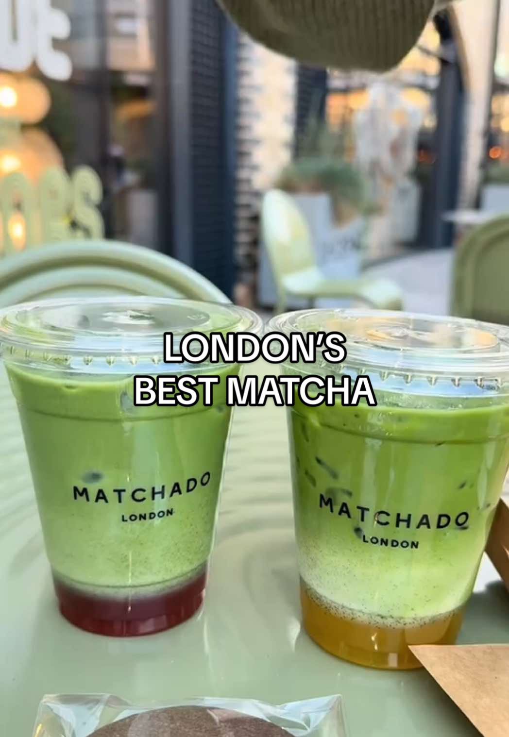 This is ACTUALLY London’s best matcha and I cannot stop thinking about it.  📍Matchado - Coal Drops Yard, Kings Cross  📝my order:  🍵mango matcha [£6] 🍵strawberry matcha [£6] 🧀matcha basque cheesecake [£4.70] 🍪hojicha cookie [£3.80] - service: ⭐️⭐️⭐️⭐️⭐️ A very small shop in Kings Cross (note - no seating), but the staff are super friendly and helpful.  taste: ⭐️⭐️⭐️⭐️⭐️ I am OBSESSED with this matcha - I genuinely think about the mango matcha a good few times a week because it’s so good. The matcha was sweet and smooth with a subtle umami flavour and the fruit flavour was super fresh, it didn’t taste like straight syrup, which was great! Definitely a must try.  #halalfoodlondon #halalrestaurants #coaldropsyard #matchado #matcha #matchalondon #bestmatcha   Halal Food London | Halal Restaurants | London Cafe | Matcha London | Best Matcha in London | Affordable Matcha London | Best Cafe London 